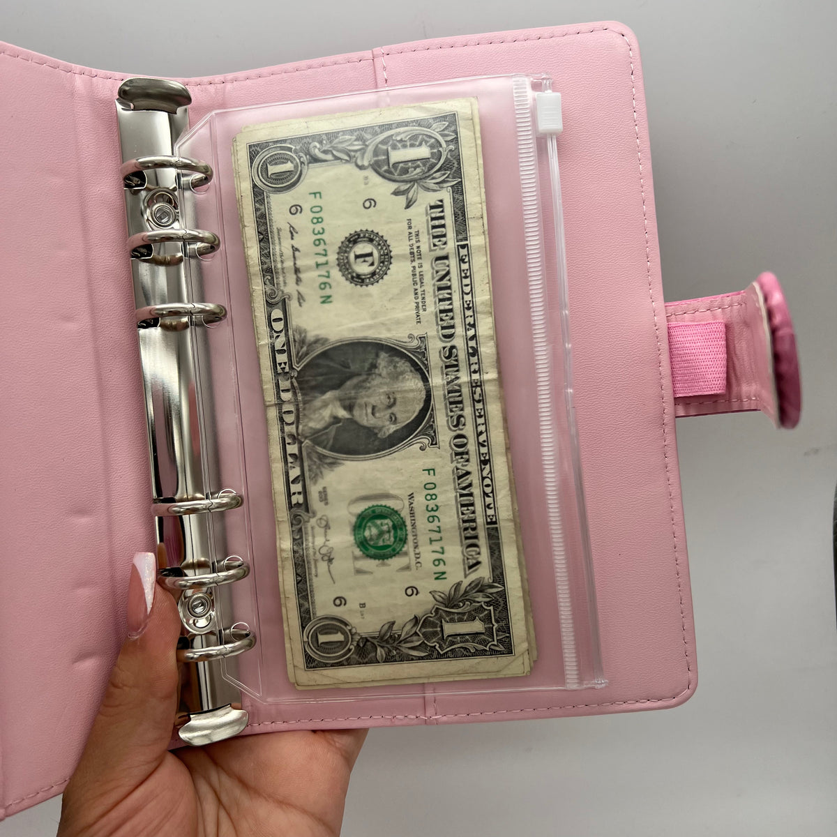 Zipper Cash Envelopes  Personal Rings Budget Binder – Romina Rossa