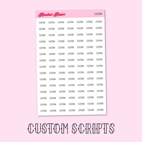 Custom Scripts