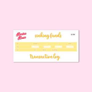 August 2023 Sinking Funds Kit | 7x9, 8.5x11, & Petite Monthly Planner