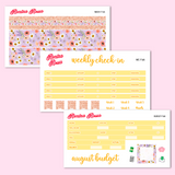 August 2023 Deluxe Budget Kit | 7x9, 8.5x11 & Petite Monthly Planner