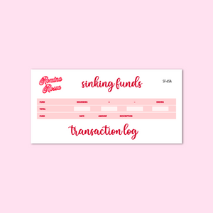 February 2024 Sinking Funds Kit | 7x9, 8.5x11, & Petite Monthly Planner
