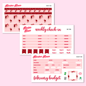 February 2024 Deluxe Budget Kit | 7x9, 8.5x11 & Petite Monthly Planner