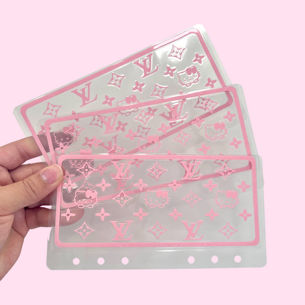 A6 LV Inspired Laminated Cash Envelopes (Set of 2) If you want more than 2,  please change the quantity at checkout. International Customers, Please  also purchase the International Shipping listed on my shop.