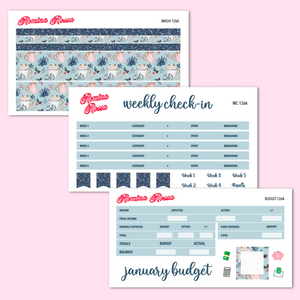 January 2024 Deluxe Budget Kit | 7x9, 8.5x11 & Petite Monthly Planner