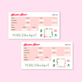 March 2025 Budget Kit | 7x9, 8.5x11 & Petite Monthly Planner