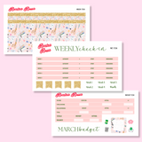 March 2025 Deluxe Budget Kit | 7x9, 8.5x11 & Petite Monthly Planner