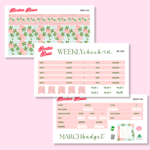 March 2025 Deluxe Budget Kit | 7x9, 8.5x11 & Petite Monthly Planner