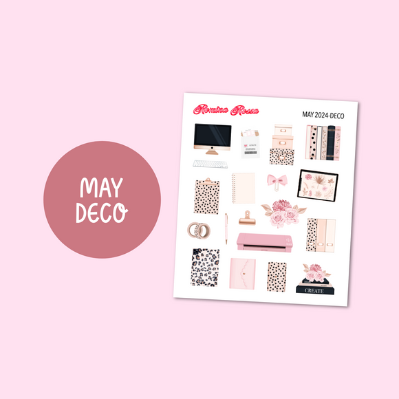 May 2024 Decorative Stickers