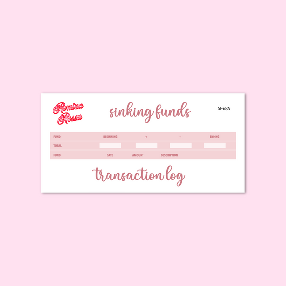 May 2024 Sinking Funds Kit | 7x9, 8.5x11, & Petite Monthly Planner