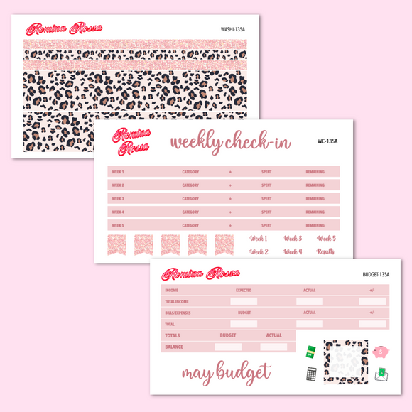 May 2024 Deluxe Budget Kit | 7x9, 8.5x11 & Petite Monthly Planner