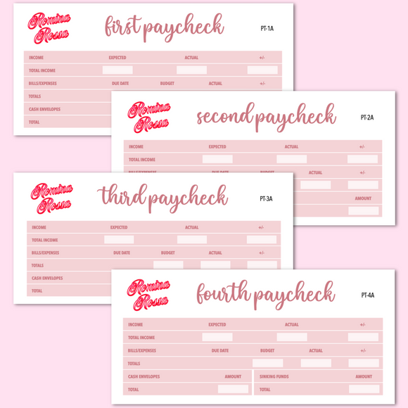 May 2024 Paycheck to Paycheck Budget Stickers
