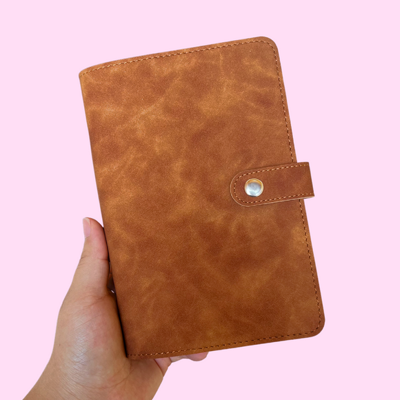 Sedona Brown Personal Rings A6 Budget Binder | Neutral Collection