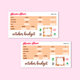 October 2023 Budget Kit | 7x9, 8.5x11 & Petite Monthly Planner