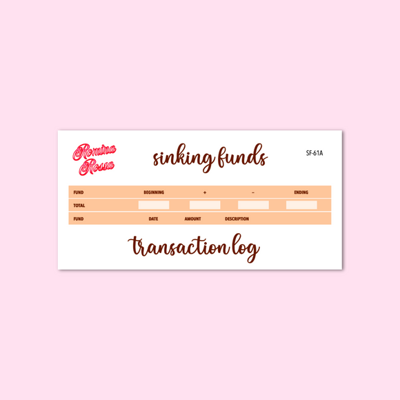 October 2023 Sinking Funds Kit | 7x9, 8.5x11, & Petite Monthly Planner