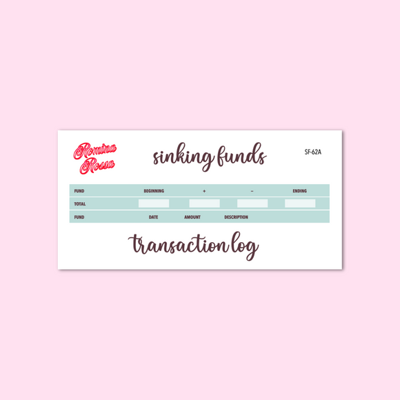 November 2023 Sinking Funds Kit | 7x9, 8.5x11, & Petite Monthly Planner