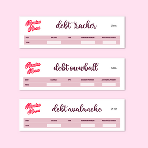 September 2023 Debt Tracker / Debt Snowball / Debt Avalanche | 7x9, 8.5x11, Petite Monthly Planner