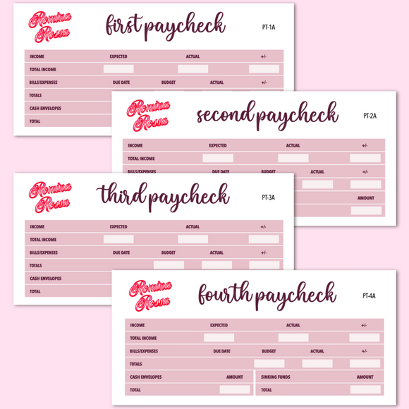 September 2023 Paycheck to Paycheck Budget Stickers