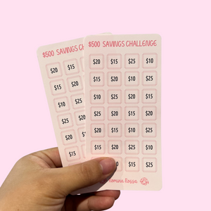 $500 Savings Challenge | Laminated Cardstock