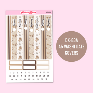 A5 Daily Planner Stickers | Baby Bear | MK-83