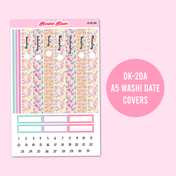 A5 Daily Planner Stickers | Happy Birthday | MK-20
