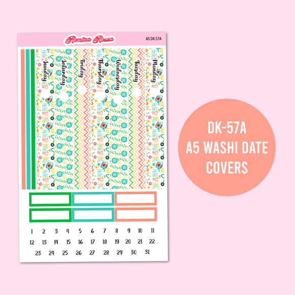 A5 Daily Planner Stickers | Hello Spring | MK-57