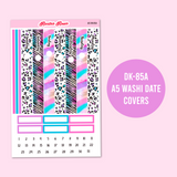 A5 Daily Planner Stickers | Rainbow Leopard | MK-85