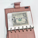 A7 Pocket Vellum Cash Envelopes | Customized