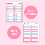 A5 Daily Planner Stickers | Happy Birthday | MK-20