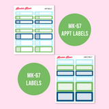 A5 Daily Planner Stickers | Butterfly Meadows | MK-67
