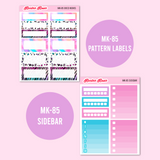 MK-85 | Rainbow Leopard - Weekly Sticker Kit Sheets