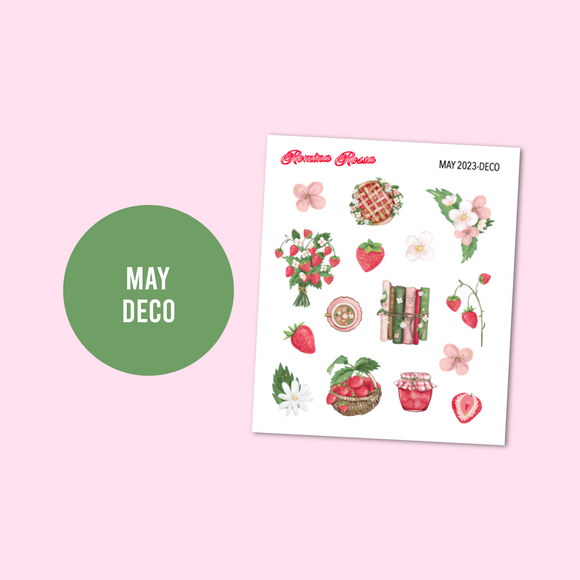 May 2023 Decorative Stickers