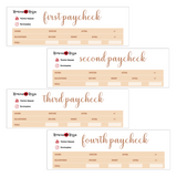Paycheck to Paycheck Budget Stickers